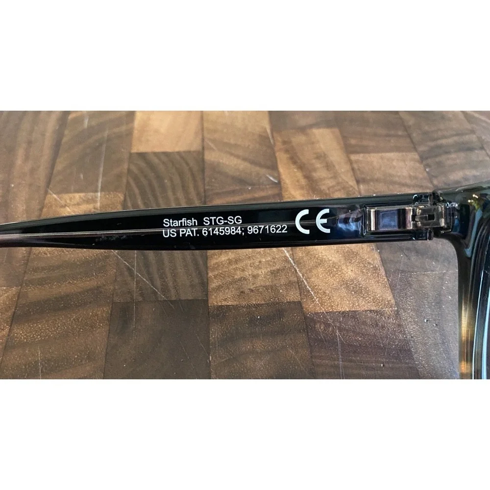Maui Jim Starfish MJ 744-02T Cat Eye Black Sunglasses Lens Broken for Repair - Picture 6 of 9